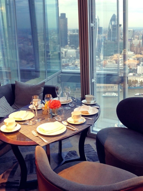 A dazzling view with that added extra of afternoon tea – the Shard
